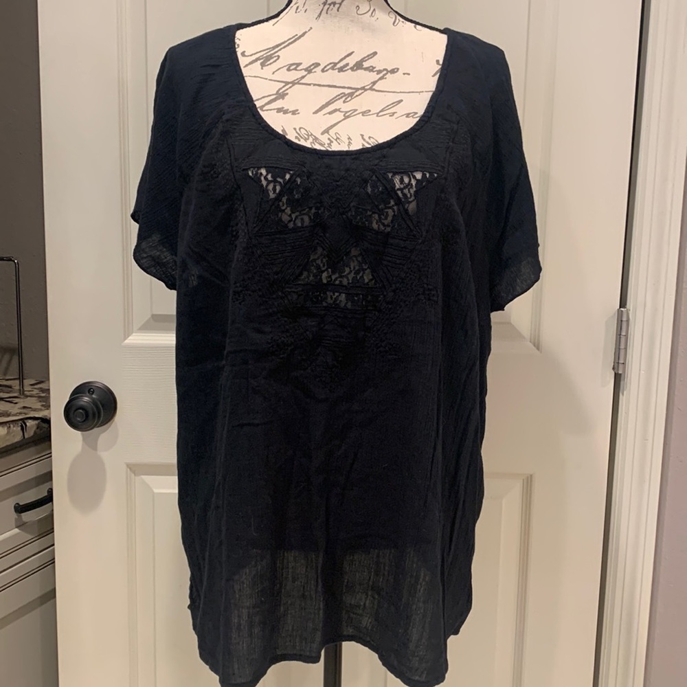 EUC Jessica Simpson Juniors Plus 2X Top